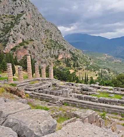 Famous Ancient Oracle of Delphi